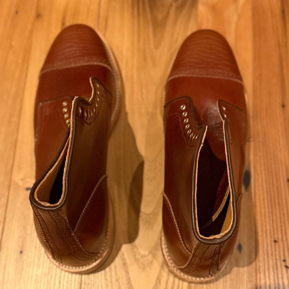 Viberg Brogue Service Boot, Rich Brown, New in Box, Never Worn or Laced, Rare - Picture 4 of 10